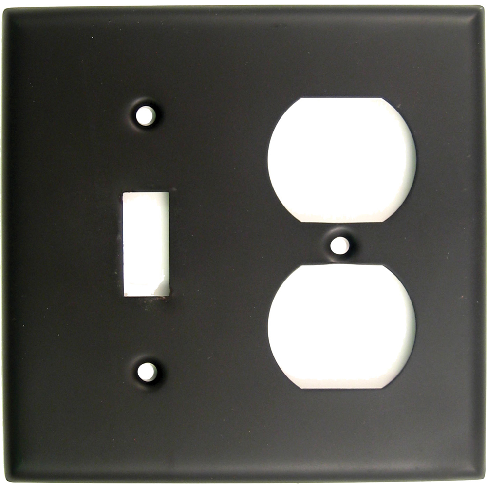 Rusticware 791-ORB Double Switch & Recep in Oil Rubbed Bronze